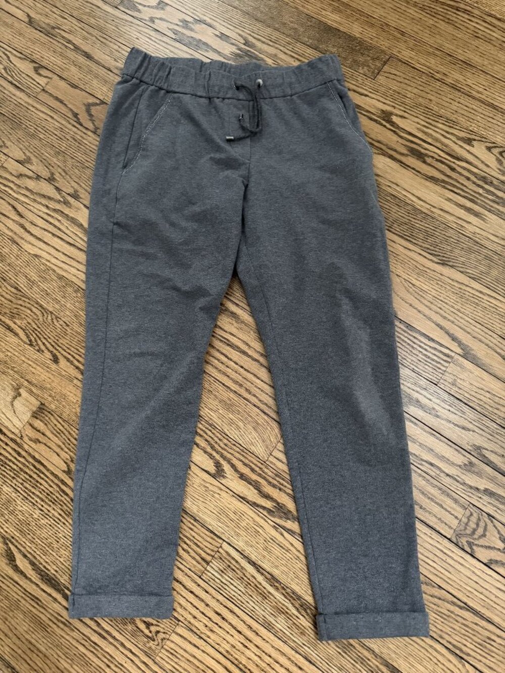 Brunello Cucinelli Gray Felpa Sweatpant XS